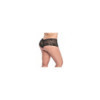Shorty grande taille noire en dentelle 
